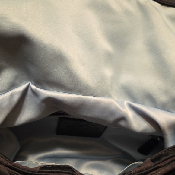 Coach Kristen Black and Brown Shoulder Bag, Removable Strap, 2 Hangtags - Picture 9 of 12